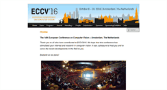 Desktop Screenshot of eccv2016.org