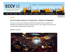 Tablet Screenshot of eccv2016.org